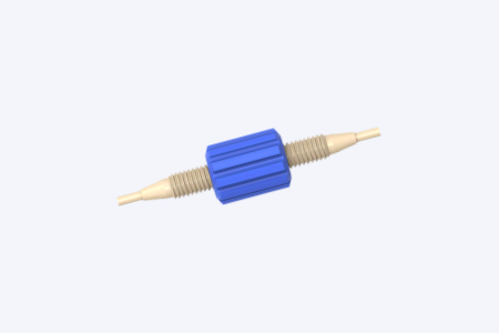 Universal PEEK Bağlantı Aparatı (coupler), ID 0.25mm, blue, 10-32 thread, 1/pk